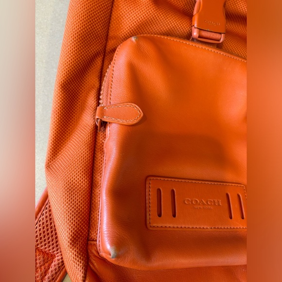 Coach One Strap Backpack - Spice Orange - Picture 3 of 7